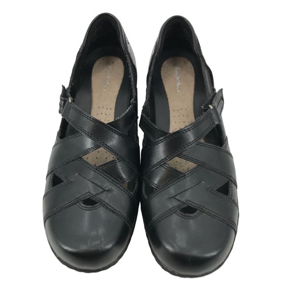 Thom McAn Womens Black Dorthey Adjustable Strap Loafer Size 8W 4895137741287 - Picture 2 of 12